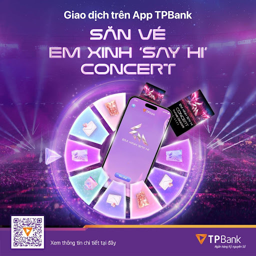  
Xinhiu vừa trải nghiệm tiện ích đỉnh ngay trên App TPBank, vừa có cơ hội trúng vé Em Xinh “Say Hi” Concert. - Tin sao Viet - Tin tuc sao Viet - Scandal sao Viet - Tin tuc cua Sao - Tin cua Sao