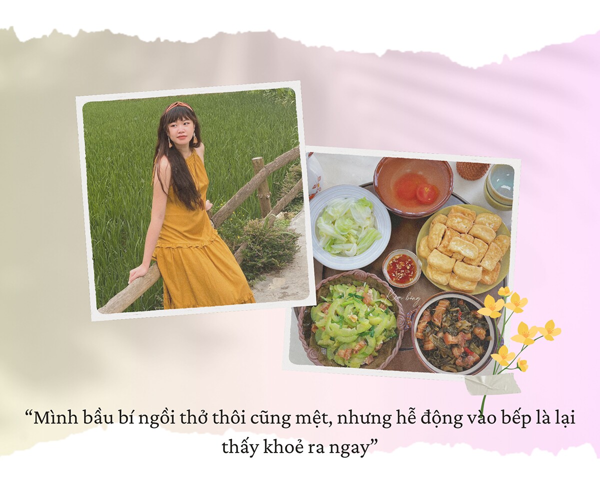 9X bầu bí thở thôi cũng mệt nhưng hễ động vào bếp là lại thấy khoẻ ngay, nhìn loạt mâm cơm chất lượng ai cũng khen hết lời - 3