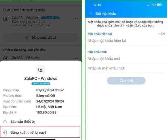 đọc trộm tin nhắn Zalo 1 bảo mật tài khoản Zalo, đọc trộm tin nhắn Zalo, kiến thức