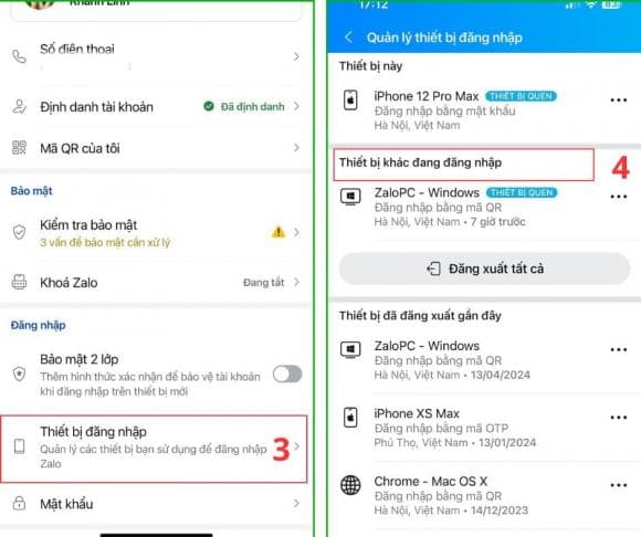 đọc trộm tin nhắn Zalo 2 bảo mật tài khoản Zalo, đọc trộm tin nhắn Zalo, kiến thức