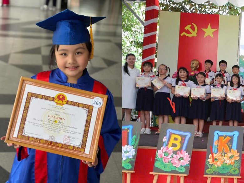 Bé Queenie được ví như bản sao của mẹ Vân Trang.