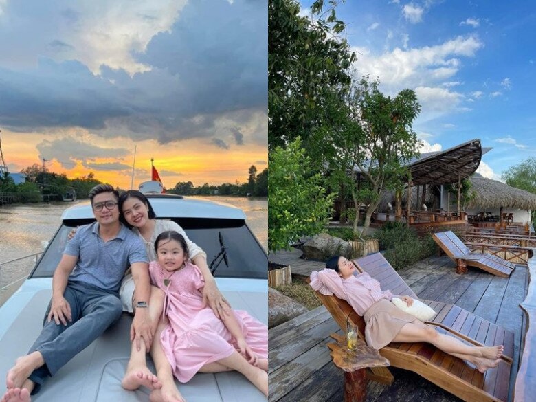 Gia đình Vân Trang sở hữu cơ ngơi hoành tráng khiến nhiều người ngưỡng mộ.