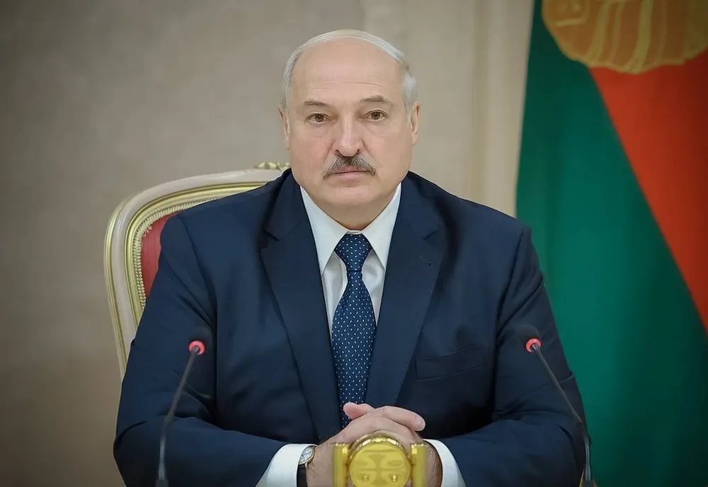 Tổng thống Belarus Alexander Lukashenko. Ảnh: Sergey Sheleg/BelTA/TASS 2.jpg