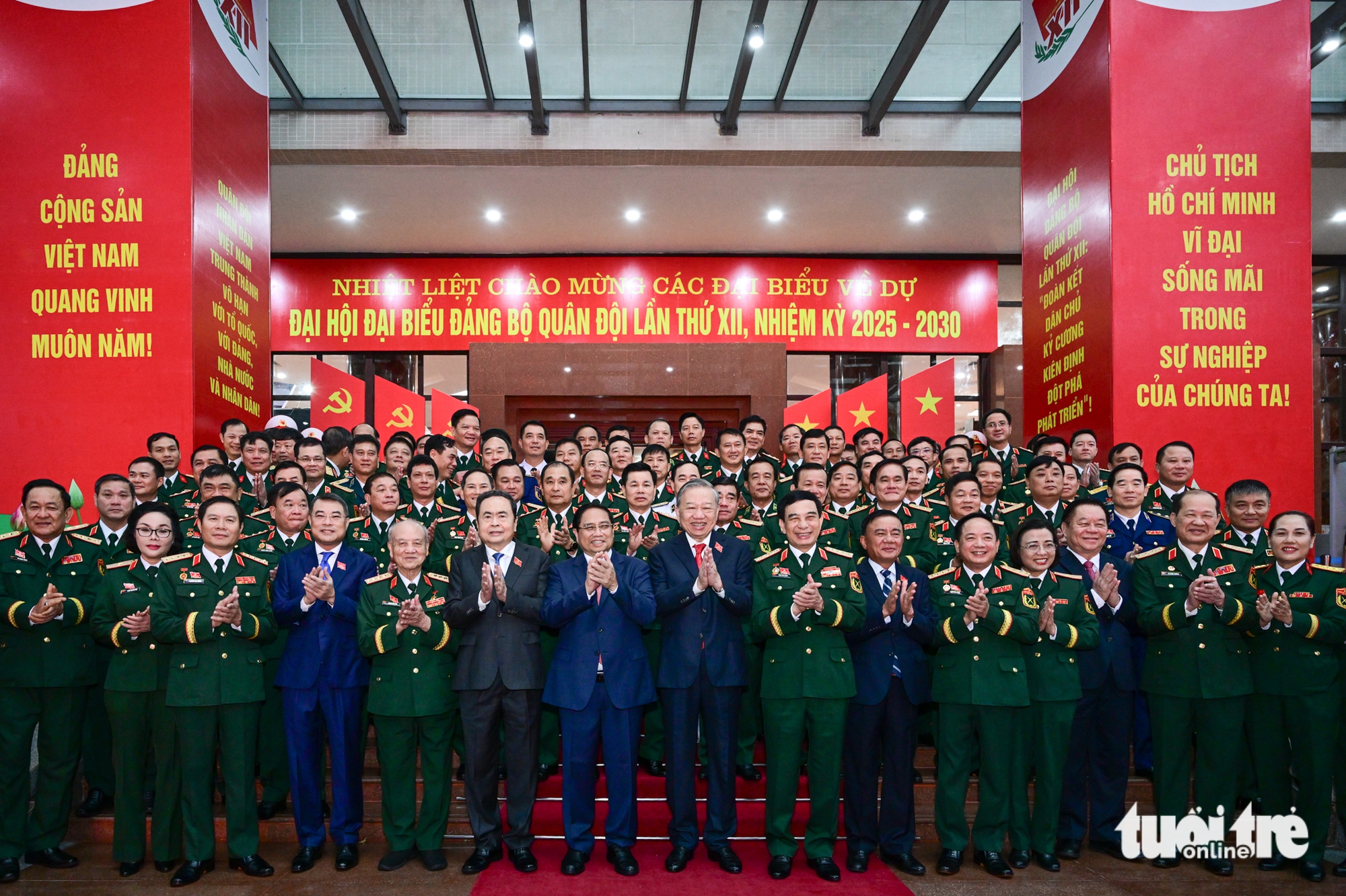 Tổng Bí thư Tô Lâm dự Đại hội đại biểu Đảng bộ Quân đội lần thứ XII - Ảnh 2.