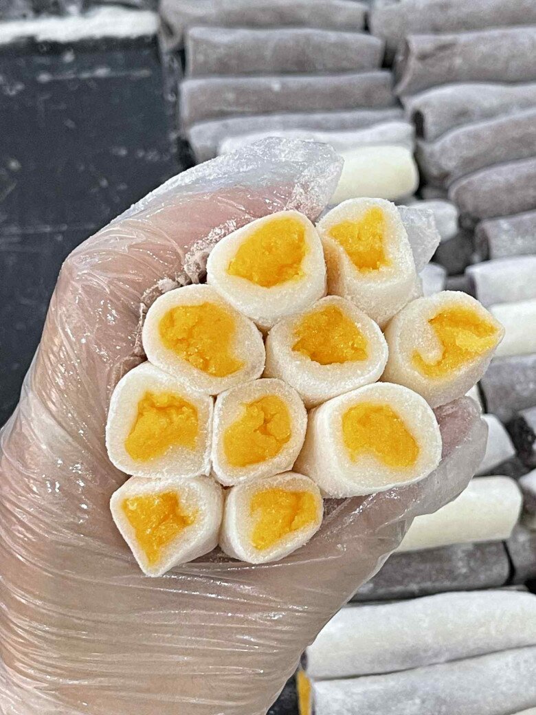 emPhần nhân bánh dẻo vô cùng hấp dẫn /em(Ảnh: Internet)