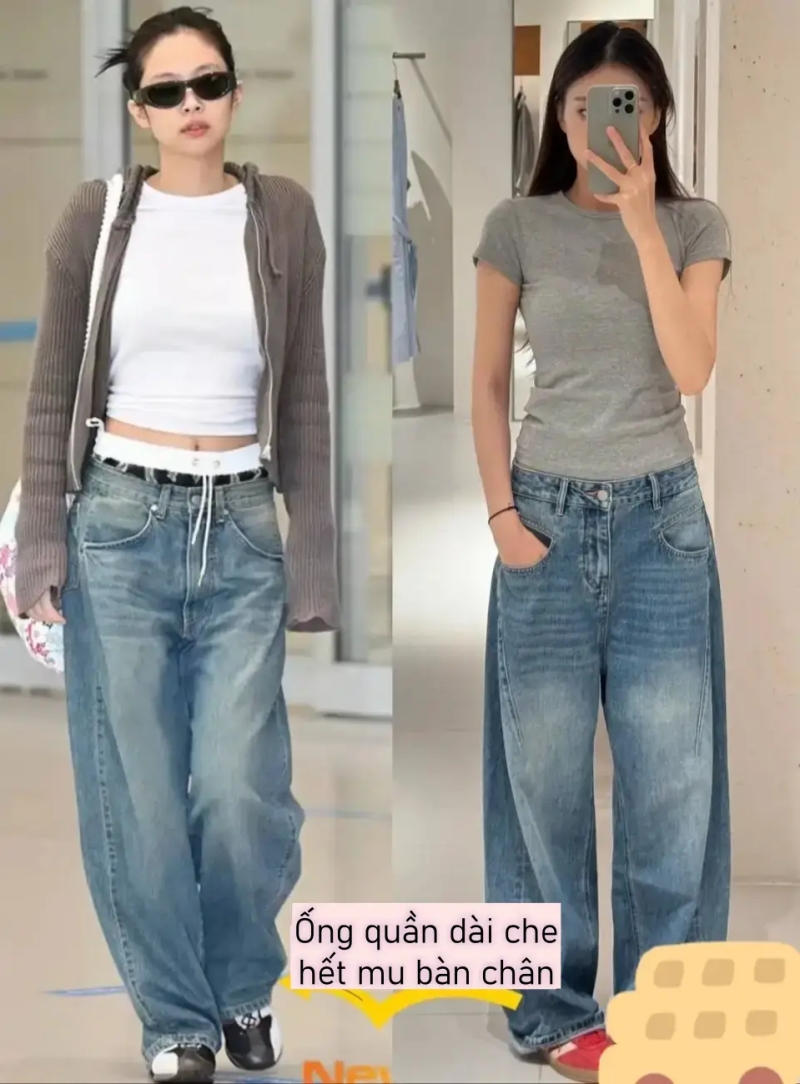 Gần đây “quần ống cong” gây sốt! Rất thân thiện với những ai có đùi to, hông rộng - Ảnh 4.