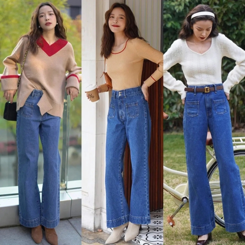 Gần đây “quần ống cong” gây sốt! Rất thân thiện với những ai có đùi to, hông rộng - Ảnh 9.