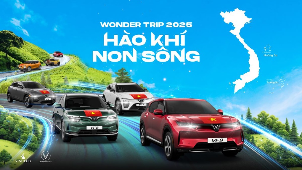200 ô tô VinFast khởi hành xuyên Việt trong hành trình Wonder Trip 2025 - 1 200 ô tô VinFast khởi hành xuyên Việt trong hành trình Wonder Trip 2025 - 1