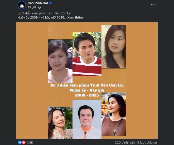 Những tấm ảnh so sánh “ngày ấy – bây giờ” của “tam giác tình yêu” Lam – Phong – Quyên thu hút đông đảo sự quan tâm của khán giả.