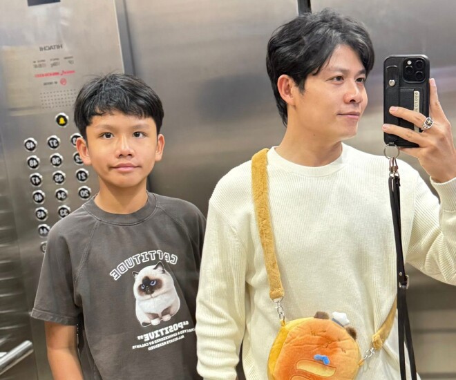 Bố đơn thân Nguyễn Văn Chung thương con trai hiểu chuyện không đòi hỏi quà đắt tiền, chỉ cần có thời gian đi chơi cùng nhau 1 Nguyễn Văn Chung thương con trai không đòi hỏi quà đắt tiền, chỉ cần đi chơi với bố.