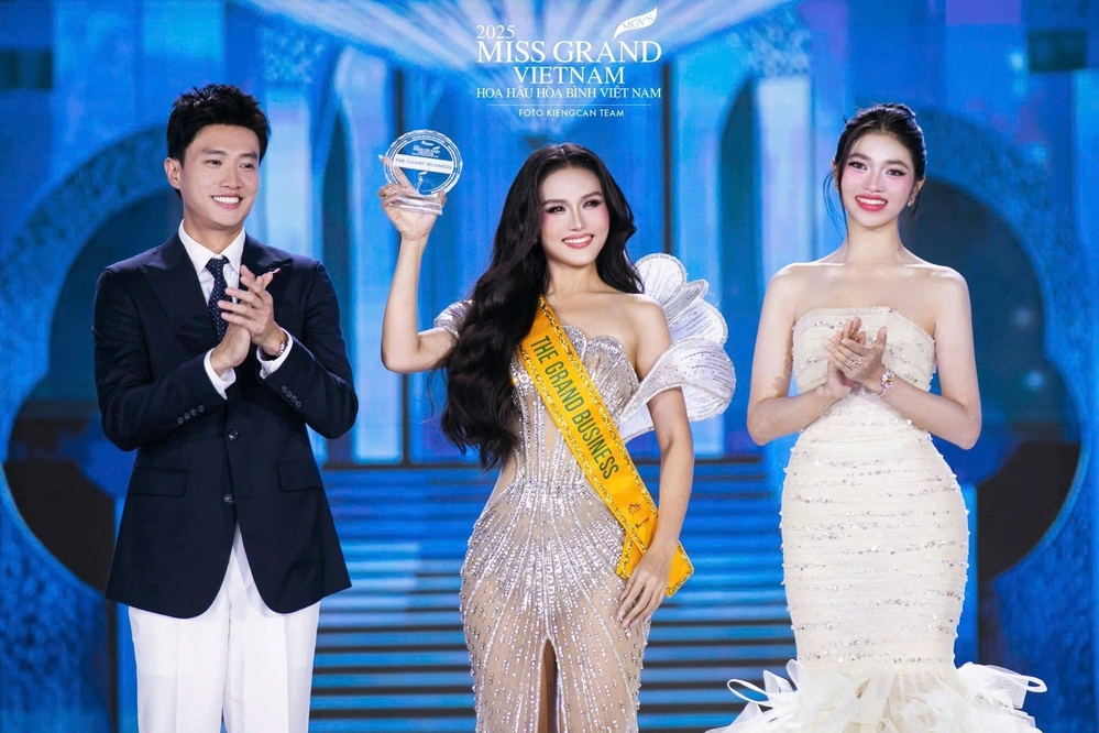  
Phan Như Thùy để lại những dấu ấn nhất định ở Miss Grand Vietnam 2025.