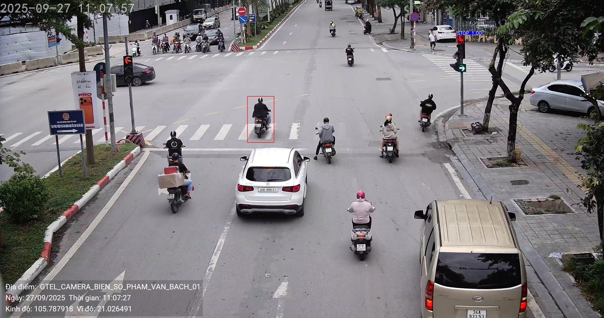 Camera AI 'tóm' hơn 700 trường hợp vi phạm giao thông trong 24 giờ - Ảnh 1.