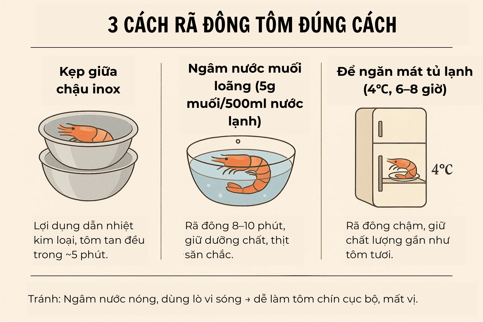 Rã đông tôm mà ngâm vào bát nước là sai lầm: Chủ cửa hàng hải sản dạy một mẹo cực nhanh, chưa đến 5 phút- Ảnh 1. Rã đông tôm mà ngâm vào bát nước là sai lầm: Chủ cửa hàng hải sản dạy một mẹo cực nhanh, chưa đến 5 phút- Ảnh 1.