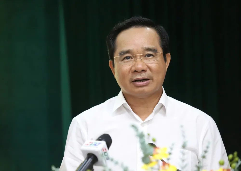 Ông Nguyễn Văn Được, Phó Bí thư Thành ủy, Chủ tịch UBND TP.HCM, phát biểu chỉ đạo hội nghị. Ảnh: HÀ THƯ phuong-sai-gon-tem.jpg