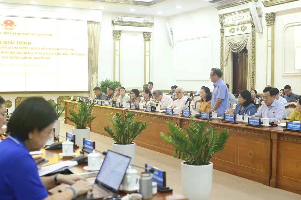 Buổi giám sát của đoàn ĐBQH. Ảnh: THANH TUYỀN Cơ chế trong Nghị quyết 98 tới đây phải mạnh hơn, rộng hơn với quy mô của TP.HCM mới-nghi-quyet-9813.JPG.JPG