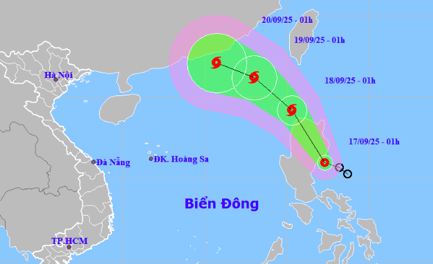 Dự báo áp thấp nhiệt đới gần Biển Đông sẽ mạnh lên thành bão số 8- Ảnh 1. Dự báo áp thấp nhiệt đới gần Biển Đông sẽ mạnh lên thành bão số 8- Ảnh 1.