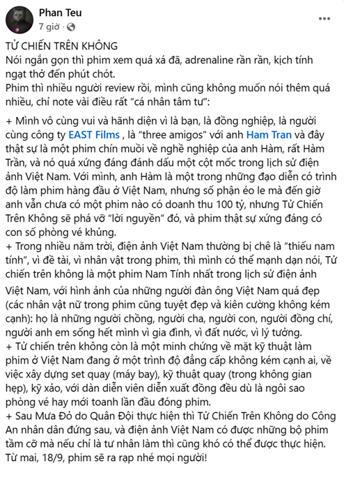 Giới chuyên môn review nóng Tử Chiến Trên Không: Đẳng cấp quốc tế, căng thẳng tột cùng- Ảnh 1. Giới chuyên môn review nóng Tử Chiến Trên Không: Đẳng cấp quốc tế, căng thẳng tột cùng- Ảnh 1.
