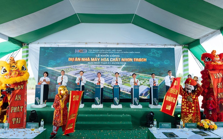 HCCB khởi công xây dựng nhà máy hóa chất quy mô lớn tại Đồng Nai- Ảnh 1. HCCB khởi công xây dựng nhà máy hóa chất quy mô lớn tại Đồng Nai- Ảnh 1.