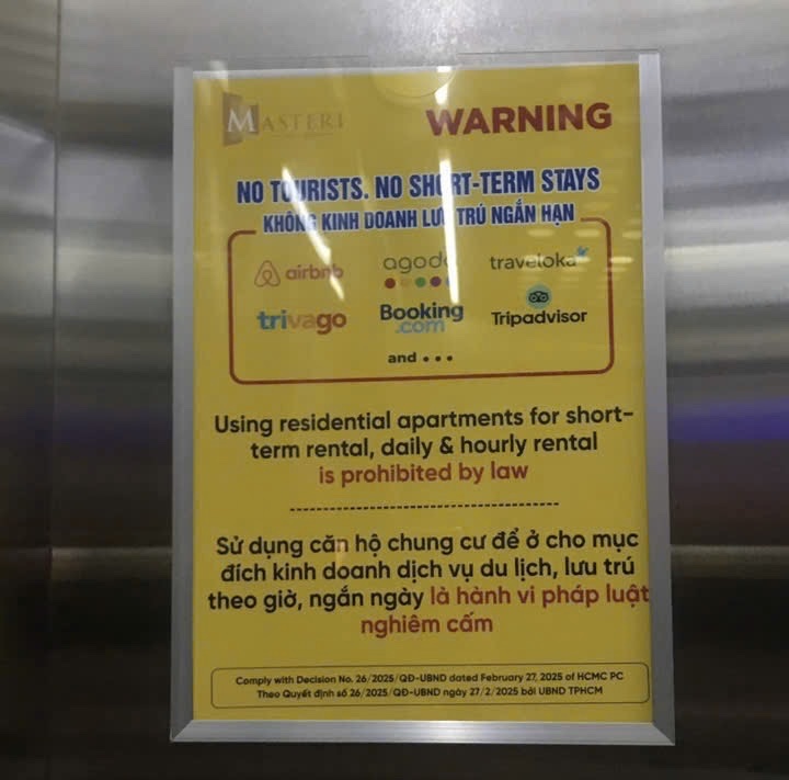 HoREA Đề xuất quản lý căn hộ cho thuê ngắn ngày thúc đẩy kinh tế du lịch - Ảnh 1. HoREA Đề xuất quản lý căn hộ cho thuê ngắn ngày thúc đẩy kinh tế du lịch - Ảnh 1.