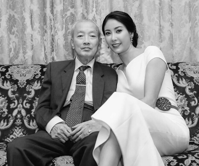 Hoa hậu Hà Kiều Anh xúc động, tự hào khi nhớ về ông nội là Đại tá.