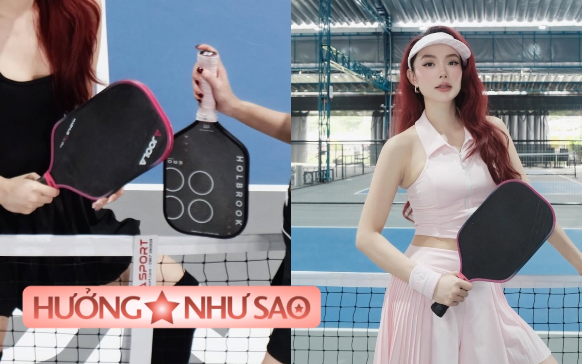 Minh Hằng chi bao nhiêu tiền sắm vợt pickleball? - Ảnh 1. Minh Hằng chi bao nhiêu tiền sắm vợt pickleball? - Ảnh 1.