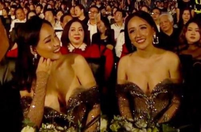 Mỹ nhân có số đo vòng 1 khủng nhất Vbiz: Lao đao mỗi khi lên sóng truyền hình, sắc vóc trồi sụt bất thường - Ảnh 6. Mỹ nhân có số đo vòng 1 khủng nhất Vbiz: Lao đao mỗi khi lên sóng truyền hình, sắc vóc trồi sụt bất thường - Ảnh 6.