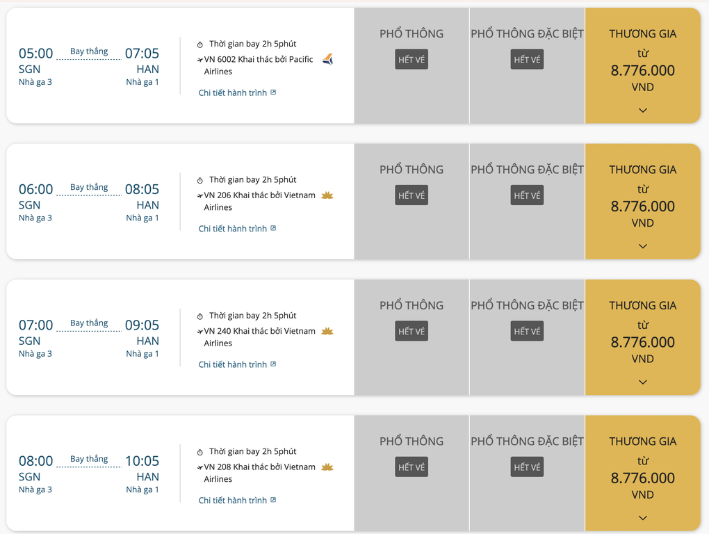 Mở bán vé máy bay Tết sớm: Giá cao ngất ngưởng, nhiều chặng đã cháy - 1