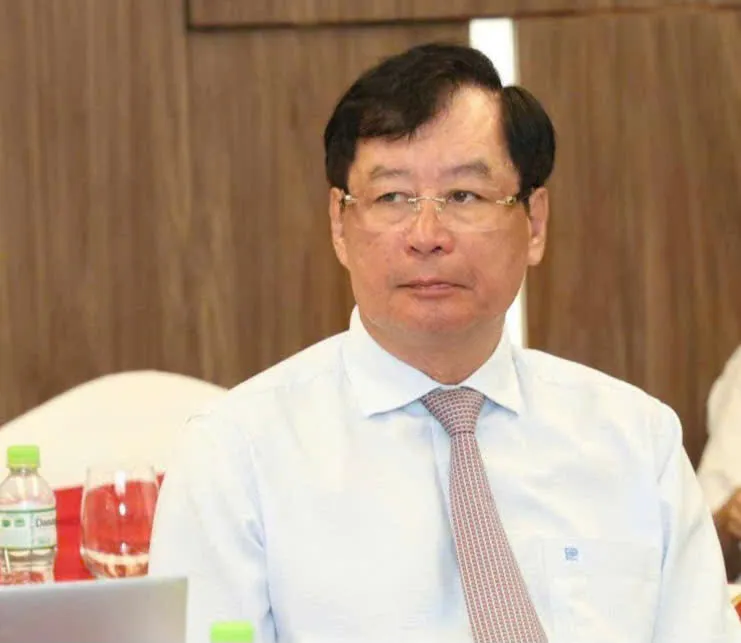 TS Trần Công Phàn – Đại biểu Quốc hội, Phó Chủ tịch Thường trực Hội Luật gia Việt Nam - tại hội thảo. Ảnh: YC tran-cong-phan-2.jpg