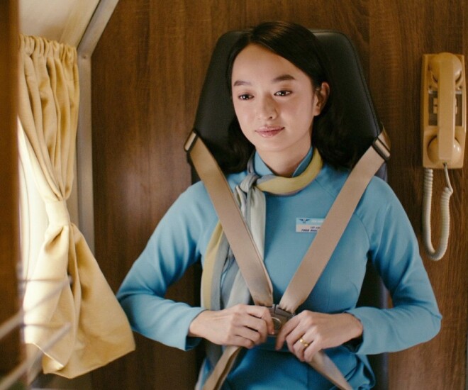 Kaity Nguyễn vào vai nữ tiếp viên hàng không kiên cường trên chuyến bay định mệnh.