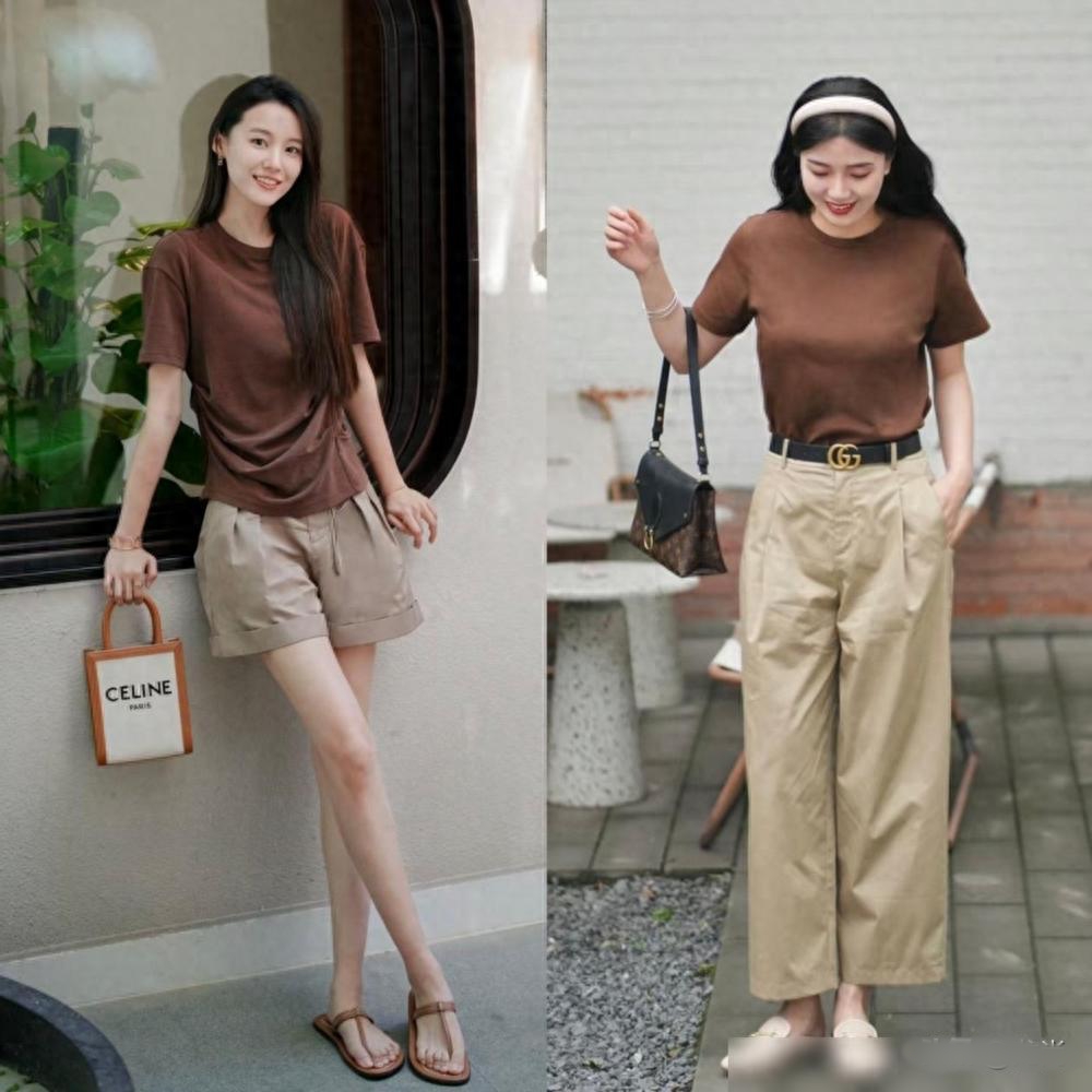 Phụ nữ 40, 50 tuổi mặc gì để sang chảnh ngày hè? Cứ chọn gam màu nâu tây – thanh lịch, cao cấp khỏi bàn - Ảnh 1.