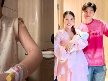 Puka tóc mọc lởm chởm sau khi sinh con đầu lòng, U40 đẻ xong vẫn đẹp rạng rỡ bảo sao Gin Tuấn Kiệt cưng chiều 12 Puka được chồng Gin Tuấn Kiệt chăm kỹ vẫn xanh xao đáng lo, mẹ bỉm hạnh phúc khoe ảnh đầu đời của con