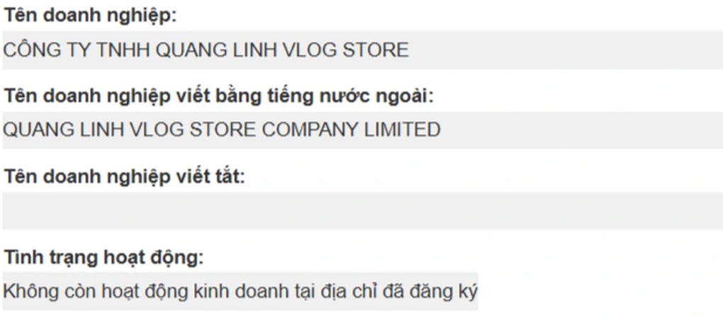 Quang Linh Vlogs bị đề nghị truy tố: Doanh nghiệp liên quan biến động mạnh - 1