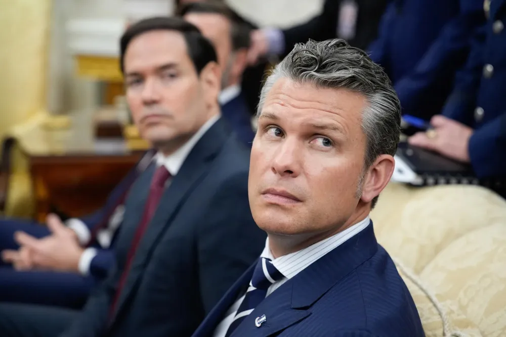 Bộ trưởng Quốc phòng Mỹ Pete Hegseth. Ảnh: Yuri Gripas/Abaca/Bloomberg Lầu Năm Góc