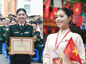 Sao Việt 24h: Khánh Thi - Phan Hiển khoe 3 "cục kim cương" pha trộn nét đẹp của bố lẫn mẹ, công chúa út "đẹp nhất nhà" 18 Sao Việt 24h: Á hậu Châu Anh được thăng quân hàm lên Trung úy trước niên hạn, 22 tuổi nhận bằng khen từ Tổng cục Chính trị