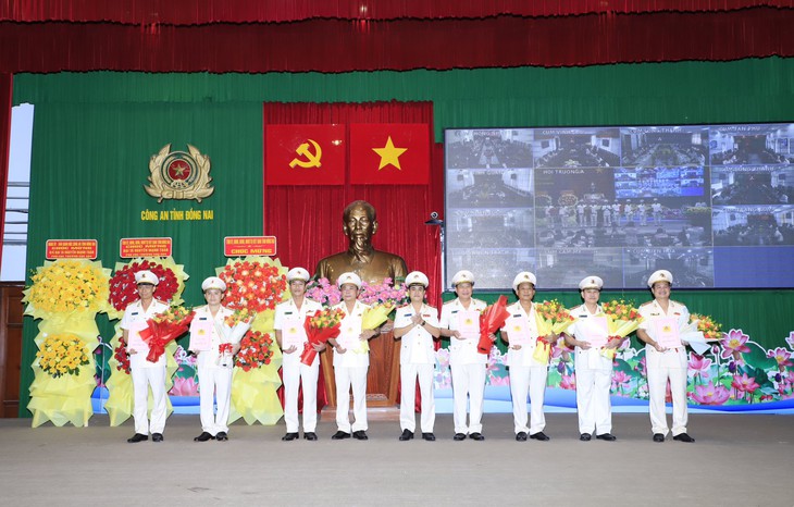 Sau sáp nhập, Công an tỉnh Đồng Nai có 8 phó giám đốc 1 Sau sáp nhập, Công an tỉnh Đồng Nai có 8 phó giám đốc - Ảnh 1.
