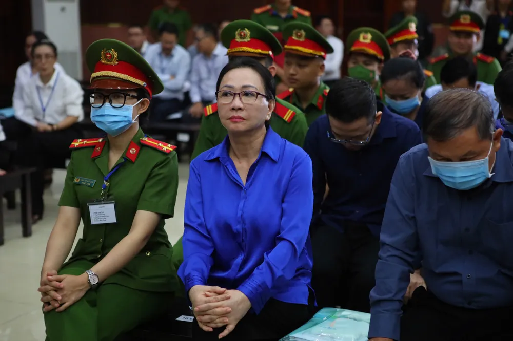 Bà Trương Mỹ Lan tại phiên tòa. Ảnh: NGUYỆT NHI vạn thịnh phát