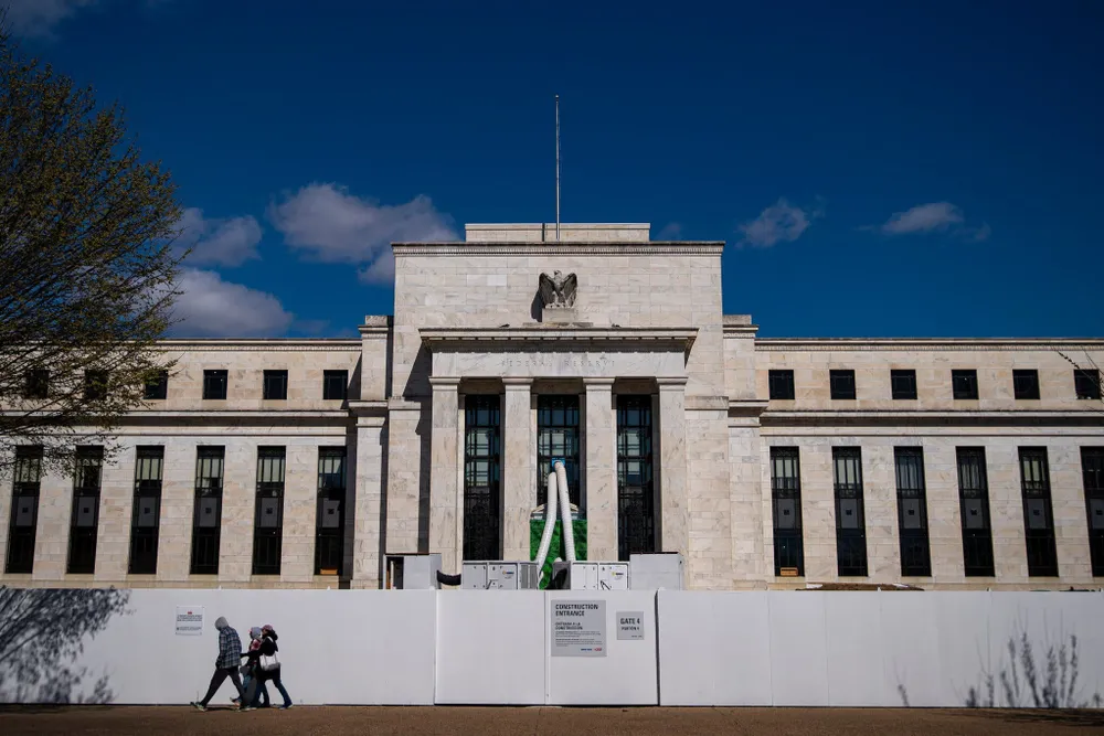 Trụ sở Cục Dự trữ Liên bang Mỹ (Fed) ở thủ đô Washington DC. Ảnh: THE NEW YORK TIMES hạ lãi suất