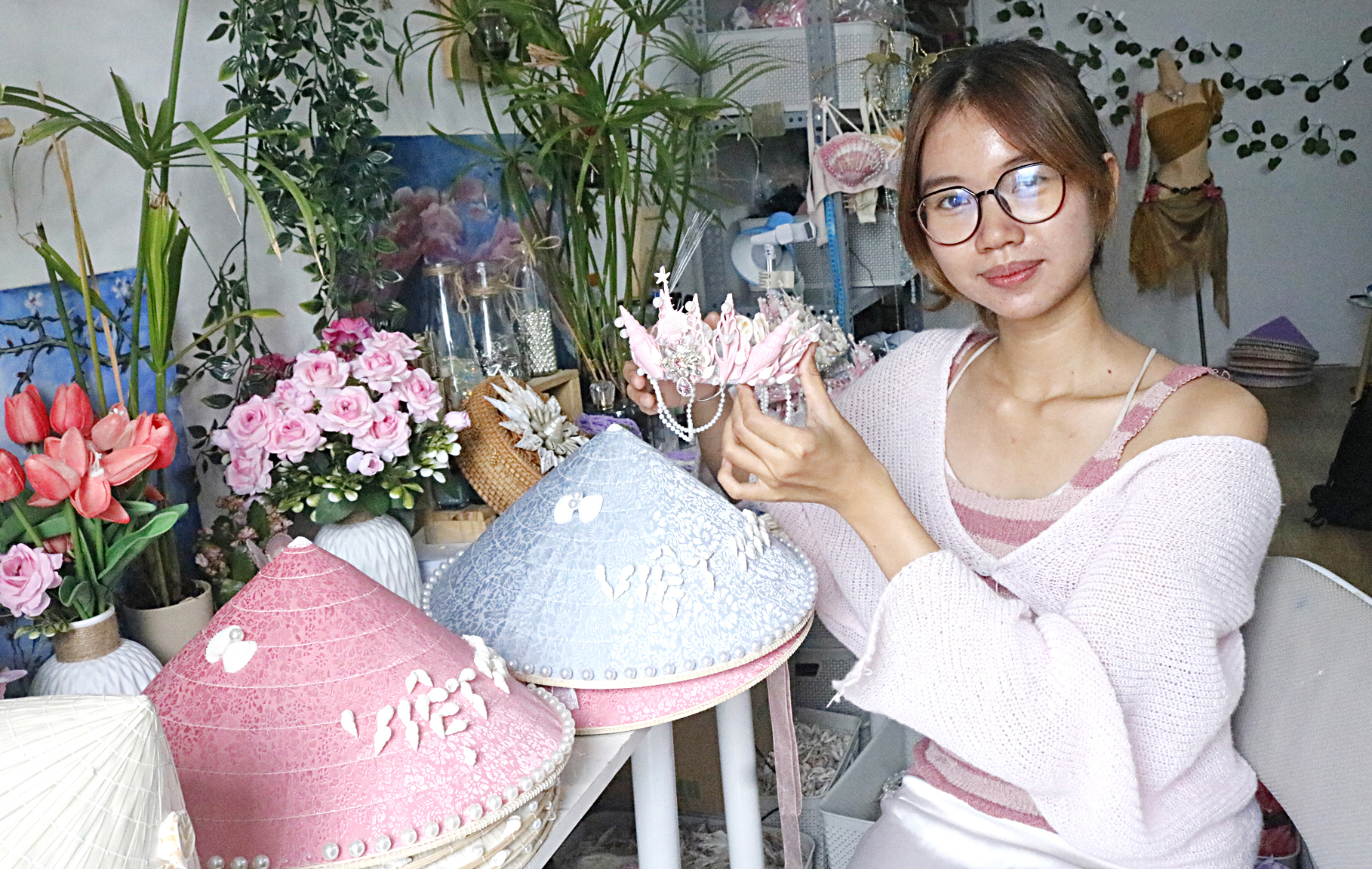 Thời trang độc bản từ vỏ sò, ốc - Ảnh 1. vỏ ốc - Ảnh 1.