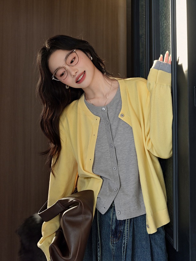 Thời trang giao mùa không thể thiếu áo cardigan- Ảnh 1.