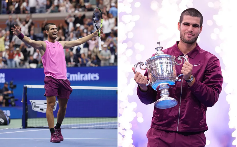 Alcaraz lần thứ 2 vô địch giải Mỹ mở rộng. Ảnh: US.OPEN trận chung kết Mỹ mở rộng