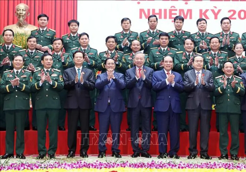 Tổng Bí thư Tô Lâm và các đại biểu tại Đại hội. Tổng Bí thư