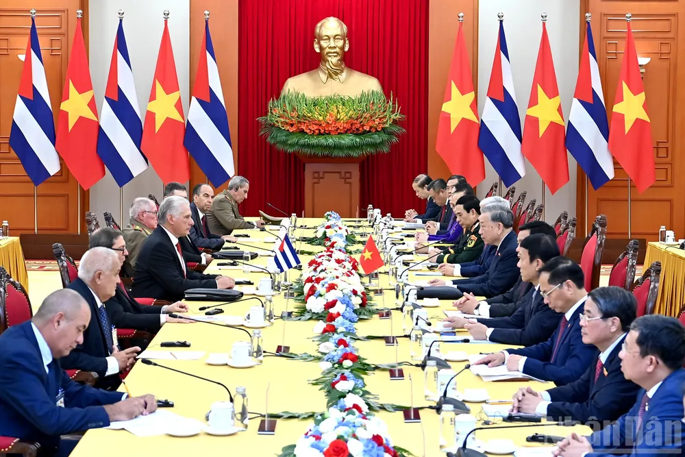 Tổng Bí thư Tô Lâm: Đoàn kết, ủng hộ Cuba là lương tâm và trách nhiệm của Việt Nam