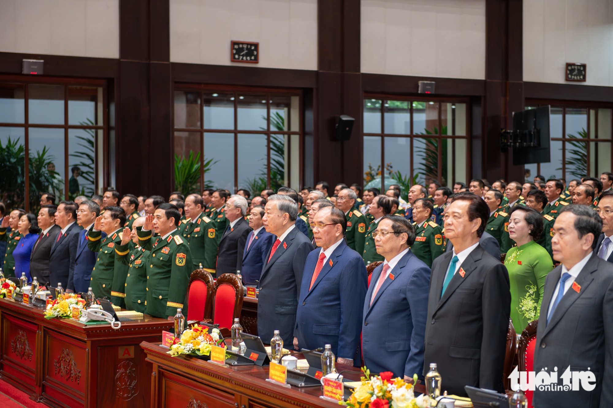 Tổng Bí thư Tô Lâm dự Đại hội đại biểu Đảng bộ Quân đội lần thứ XII - Ảnh 1.