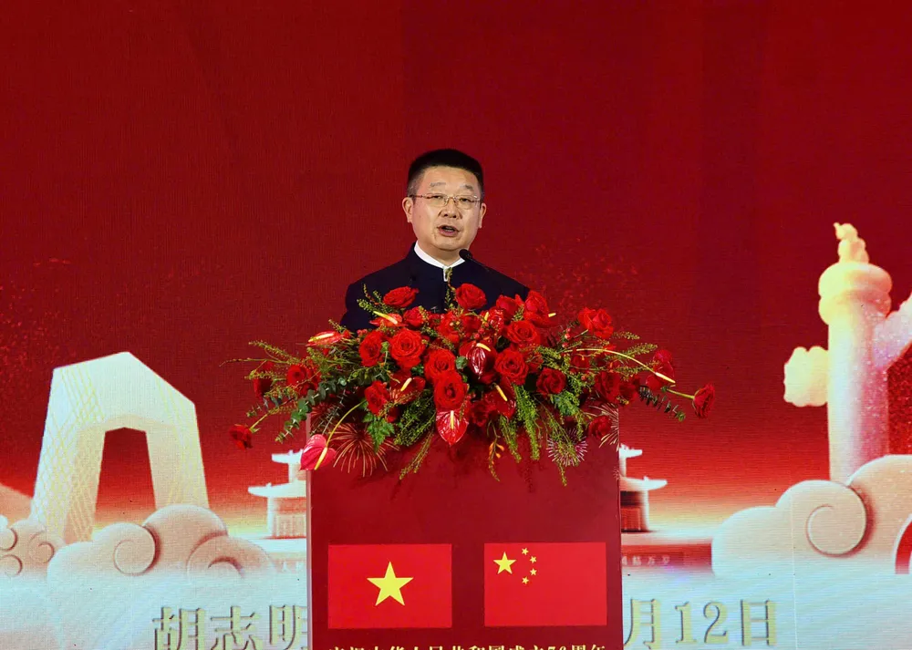 Tổng Lãnh sự Trung Quốc tại TP.HCM Đường Lập. Ảnh: TRẦN LINH Tổng Lãnh sự Trung Quốc chia sẻ điều may mắn khi nhận nhiệm vụ ở TP.HCM