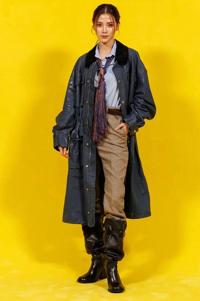 Từ da lộn đến vải nhăn cùng sắc hồng, cuộc 'nổi loạn' của thời trang 5 Từ da lộn đến vải nhăn cùng sắc hồng, cuộc 'nổi loạn' của thời trang - Ảnh 6.