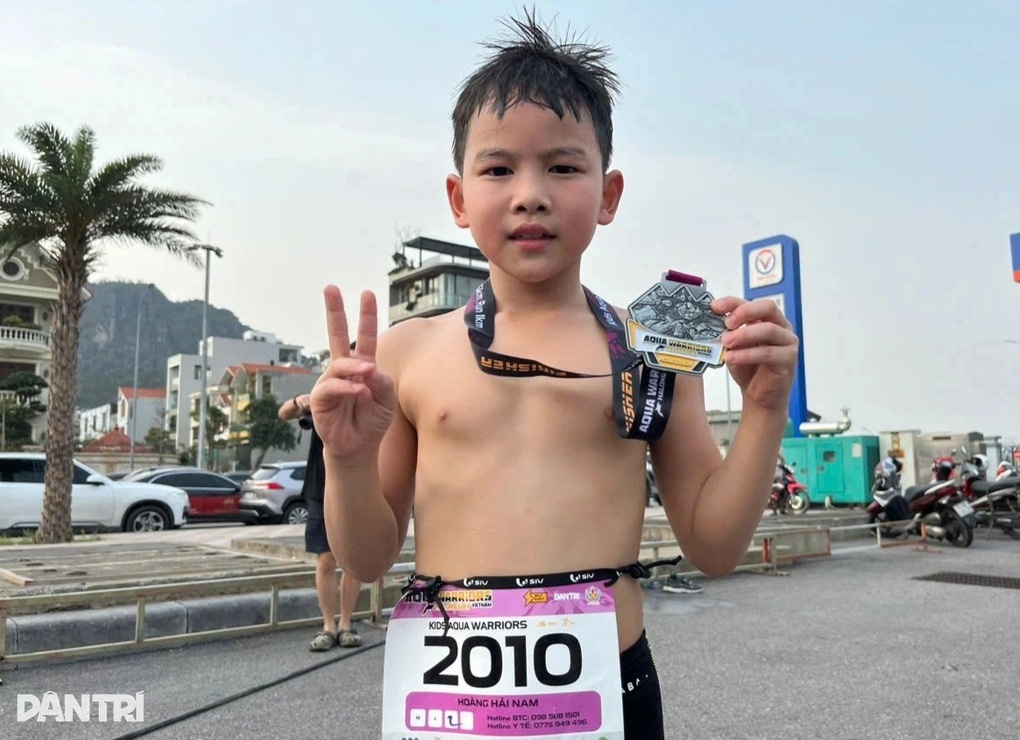 VĐV nhí quyết bảo vệ chức vô địch ở Aqua Warriros Vân Đồn 2025 - Camel Cup - 1