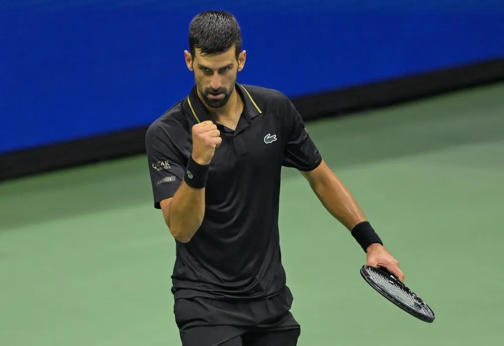 Tay vợt Djokovic. Ảnh: ATP Djokovic đấu khẩu với khán giả Mỹ