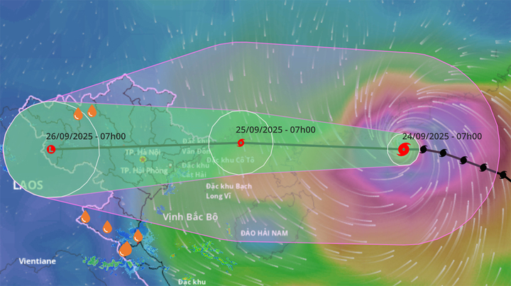 Vì sao bão số 9 Ragasa tiếp tục giảm cấp khi đi vào Biển Đông?- Ảnh 1.