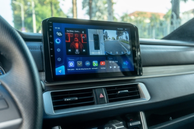 Các tính năng trên màn hình ôtô Teyes. Ảnh: Vietmap