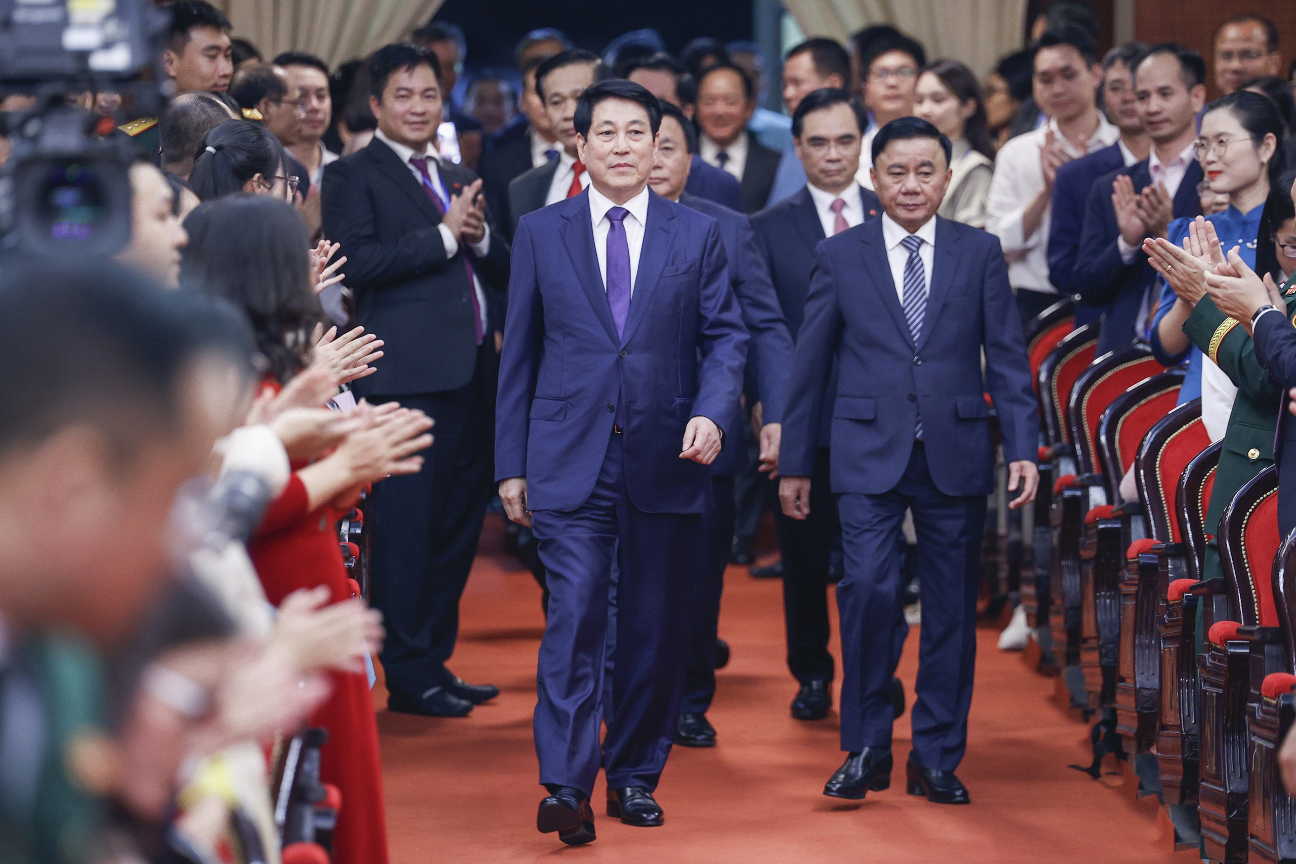 137 cá nhân được trao giải cuộc thi bảo vệ nền tảng tư tưởng của Đảng 1 Chủ tịch nước dự lễ trao giải cuộc thi bảo vệ nền tảng tư tưởng của Đảng - Ảnh 1.